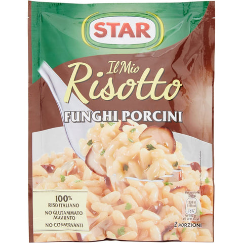 Star il mio Risotto funghi Reis Steinpilze Fertiggerichte 12x175g Original italienisch