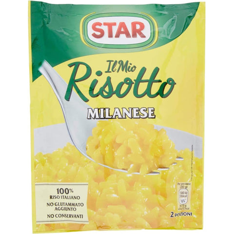 Star Reisgerichte Star il mio Risotto allo zafferano Reis Safran 175g italienisch Fertiggerichte 12x Original italienisch 8000050834206