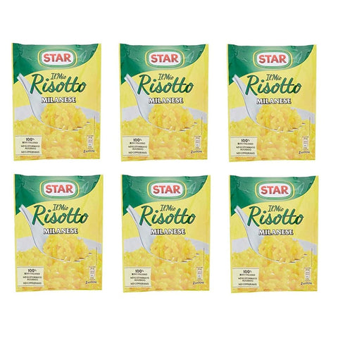 Star Reisgerichte Star il mio Risotto allo zafferano Reis Safran 175g italienisch Fertiggerichte 6x Original italienisch 8000050834206