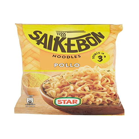 Star Sojasaucen Star Saikebon Noodles Bag Pollo Japanisches Gericht Bestehend aus Nudeln Huhn und Gemüse Beutel 79 g italienisch Original Sojasauce 8000050019399