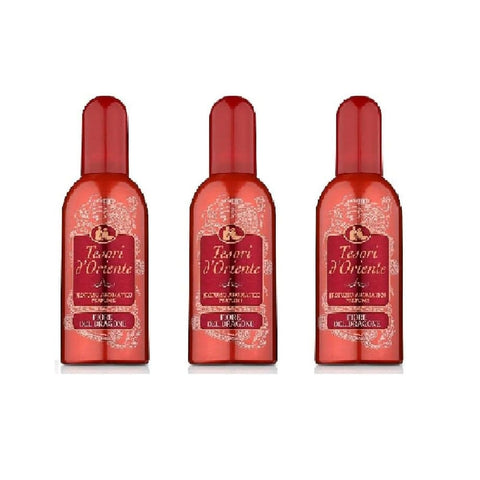 Tesori d'oriente Eau de Toilette Tesori d'oriente Fiore del Dragone fruchtig aromatischer Duft 3x100ml italienisch Original 8008970008769