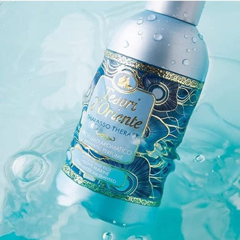 Tesori d'oriente Eau de Toilette Tesori d'oriente Thalasso Therapy Meeresduft Noten von Bergamotte Lavendel Patchouli und weißem Moschus 12x100 ml + 100ml italienisch Original 8008970050393