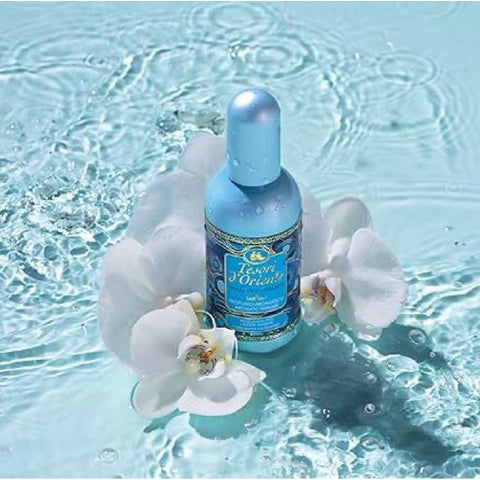 Tesori d'oriente Eau de Toilette Tesori d'oriente Thalasso Therapy Meeresduft Noten von Bergamotte Lavendel Patchouli und weißem Moschus 6x100 ml + 100ml italienisch Original 8008970050393