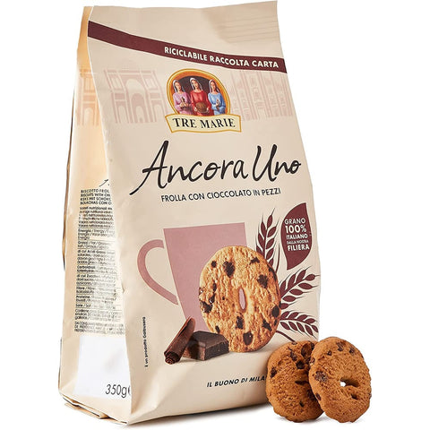 Tre Marie Kekse Tre Marie Ancora Uno Frolla con cioccolato in pezzi Kekse mit Schokoladenstücken 350g cookies biscuits 100% Italienische Kekse 300g 6x Original italienisch 8002190006079
