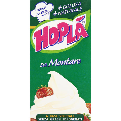 Hoplà Panna da montare glutenfrei Schlagsahne Sahne zum Nachtisch 500ml 3x Original italienisch