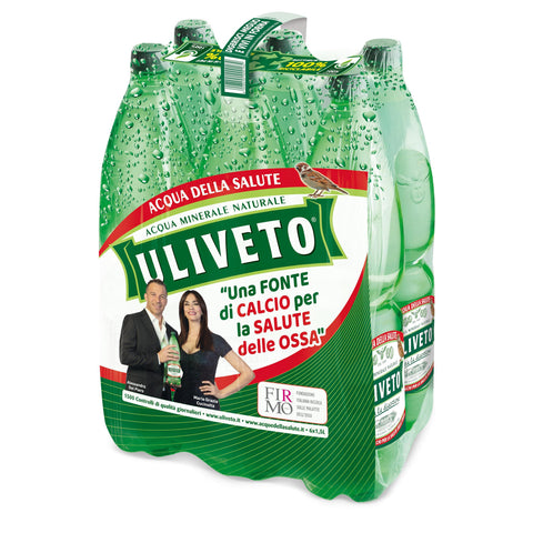 Uliveto Acqua Minerale Naturale 6 Bottiglie da 1.5 Litri 1x9192g Original italienisch Getränk