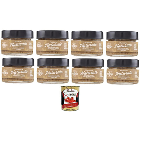 Urbani Filosofia Pesto Urbani Filosofia Naturale Battuto di Funghi Porcini Gehackte Steinpilze 8x80 gr Pesto italienisch Original 8032804040014