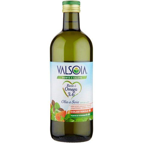 Valsoia Öl Valsoia olio aus italien vitaminisiert Sojabohnenöl soja öl Speiseöl Pflanzenöl 3x Original italienisch 8006040000347