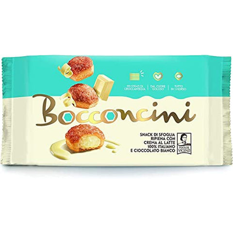 Vicenzi Matilde Bocconcini mit Milchcreme & weißer Schokolade 100 G Kekse italienisch Original