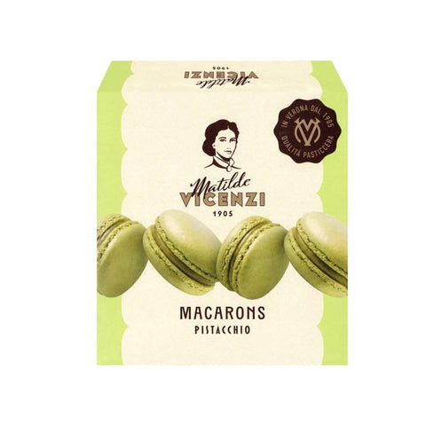 Vicenzi Kekse 6x Vicenzi Macaron al Pistacchio Pistazien-Macaron 60gr