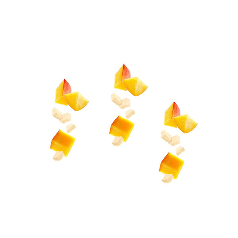 Vicenzi Knabberartikel 12x Vicenzi Grisbì Mango e Cioccolato bianco Kekse mit Mango- und weißer Schokoladencremefüllung, 112 g