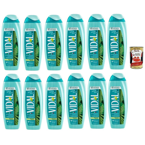 Vidal Duschgel Vidal docciagel muschio bianco Duschgel Moschus weiß 12x250 ml 250 ml italienisch Original + kostenlos polpa 400 g 8008970056036