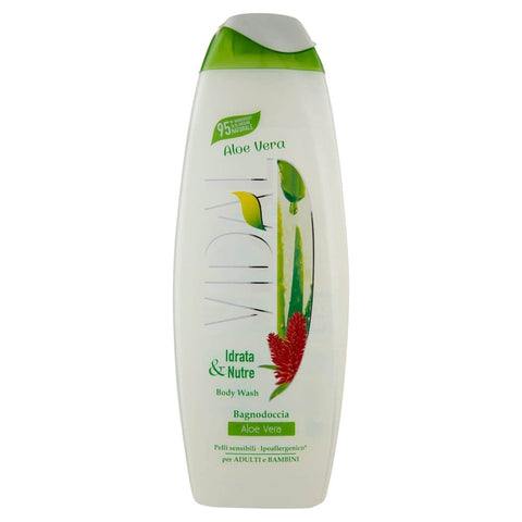 Vidalforce Duschgel Vidalforce Vidal Badnoshower 500 Pflegende und feuchtigkeitsspendende Aloe Vera italienisch Original Duschgel 8008970050508
