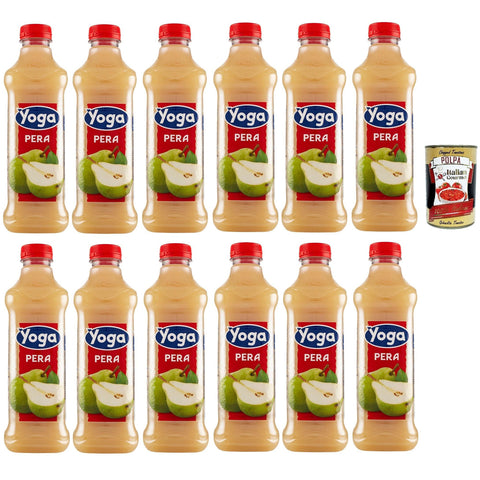 Yoga Succo di frutta Pera, Birne Früchte Fruchtsaft Getränk Fruchtgeschmack PET flasche 12x 1000 ml fruit juice italienisch Original